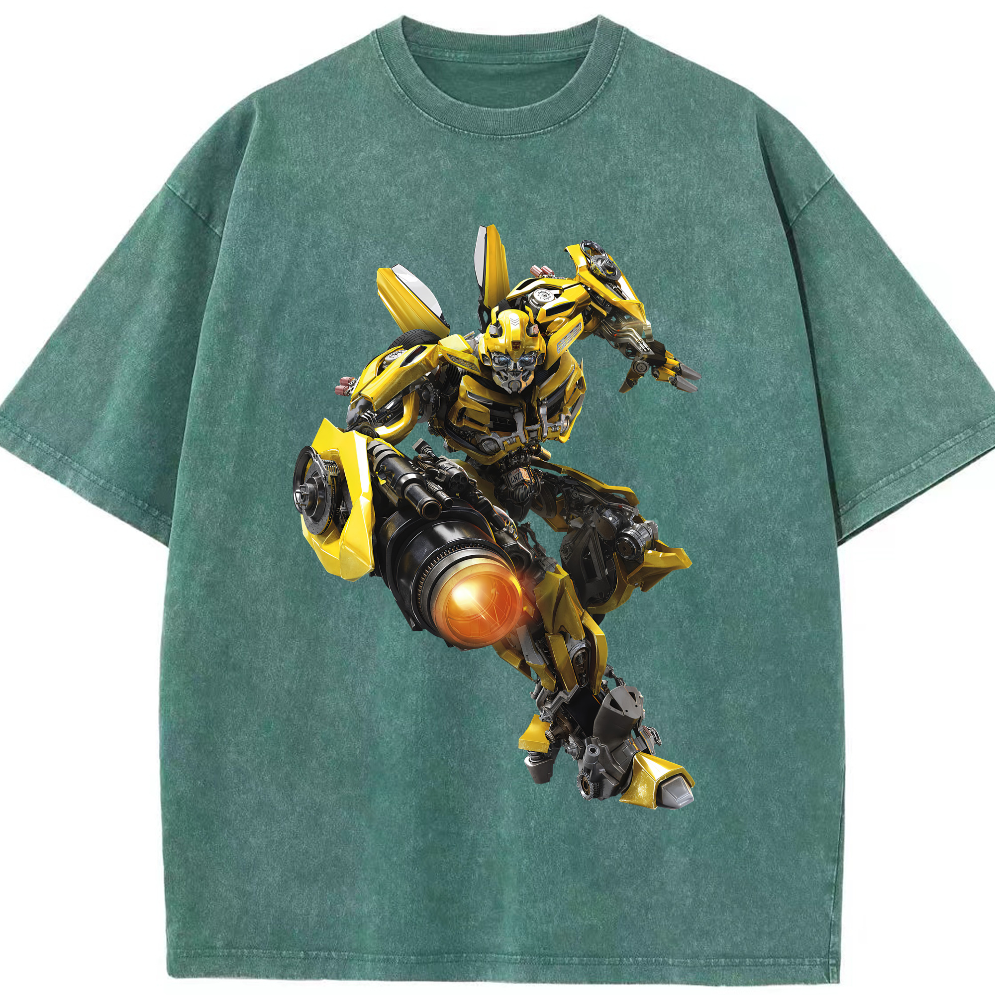 （画像用） Transformers トランスフォーマー 綿100% ヴィンテージ風 半袖Tシャツ（フロントプリント）